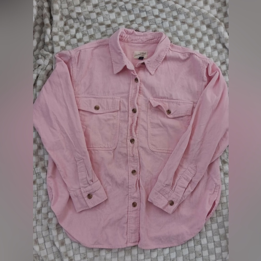 Universal Thread Light Pink Corduroy Shirt